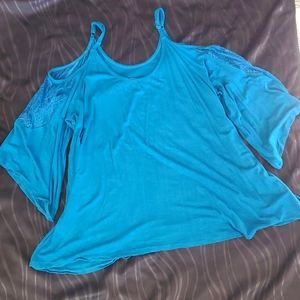 Exposed Shoulder Tank/ Long Sleeve